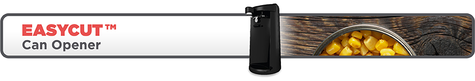 Black+Decker EasyCut™ extra tall black can opener ec500b